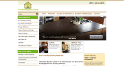 Desktop Screenshot of greenbuildingcenter.net